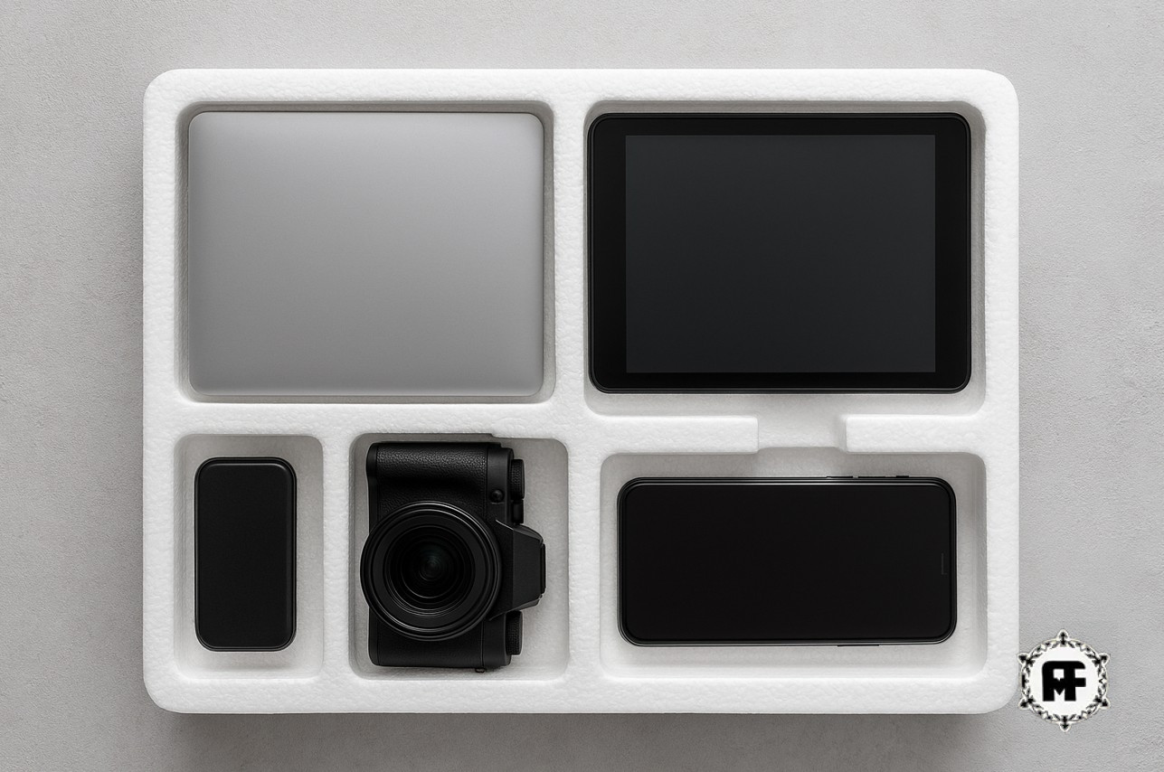 بسته بندی محصولات الکترونیکی | فوم محافظ بسته بندی لوازم الکترونیک